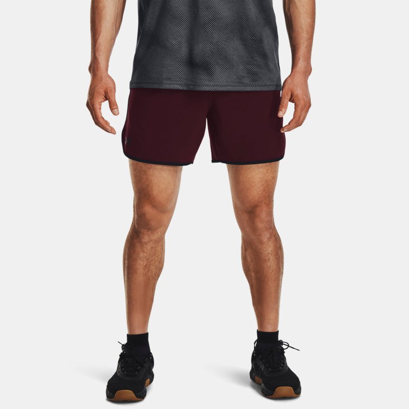 Shorts Under Armour HIIT Woven 15 cm da uomo Marrone scuro / Nero M